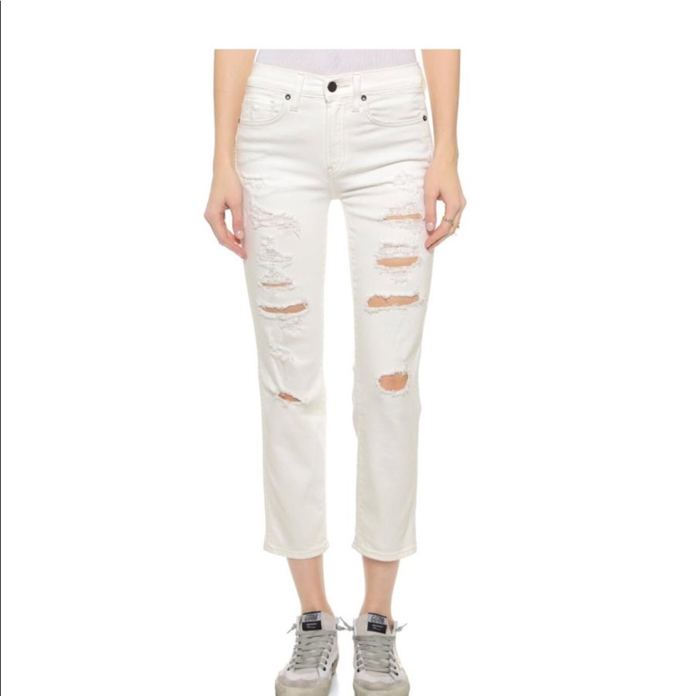 Genetic Los Angeles high rise crop straight jeans